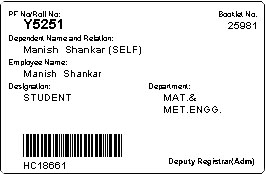 Medical Booklet Label
