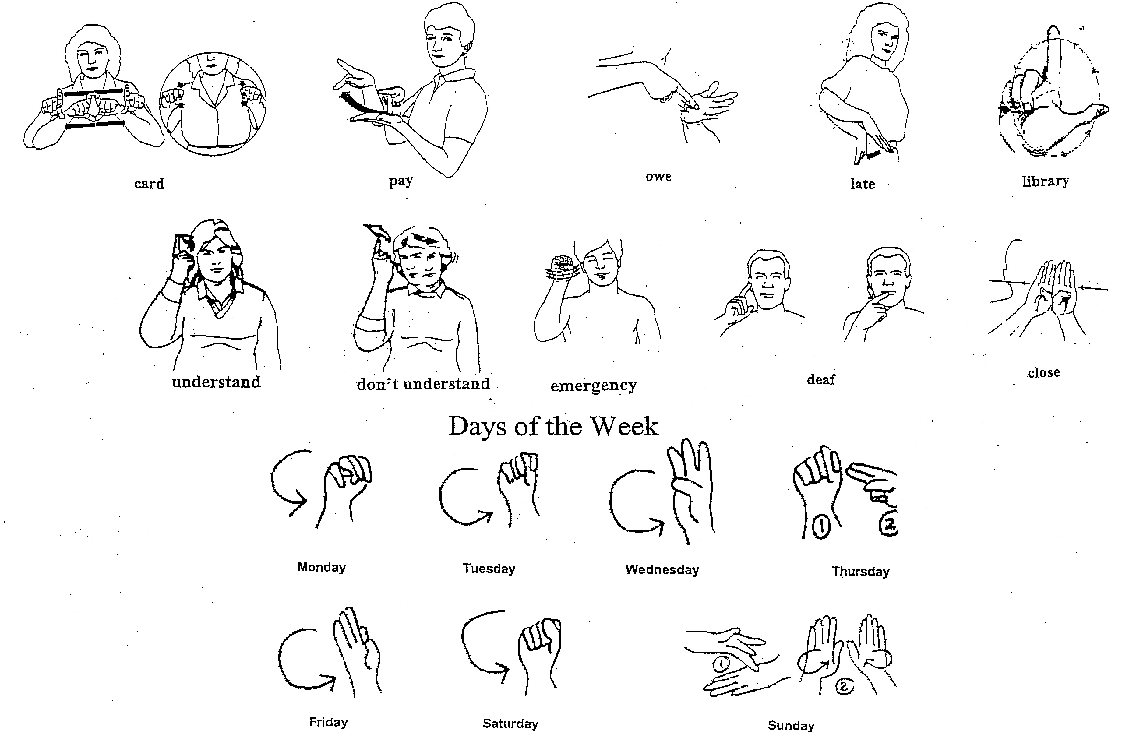 Sign Language Illustration