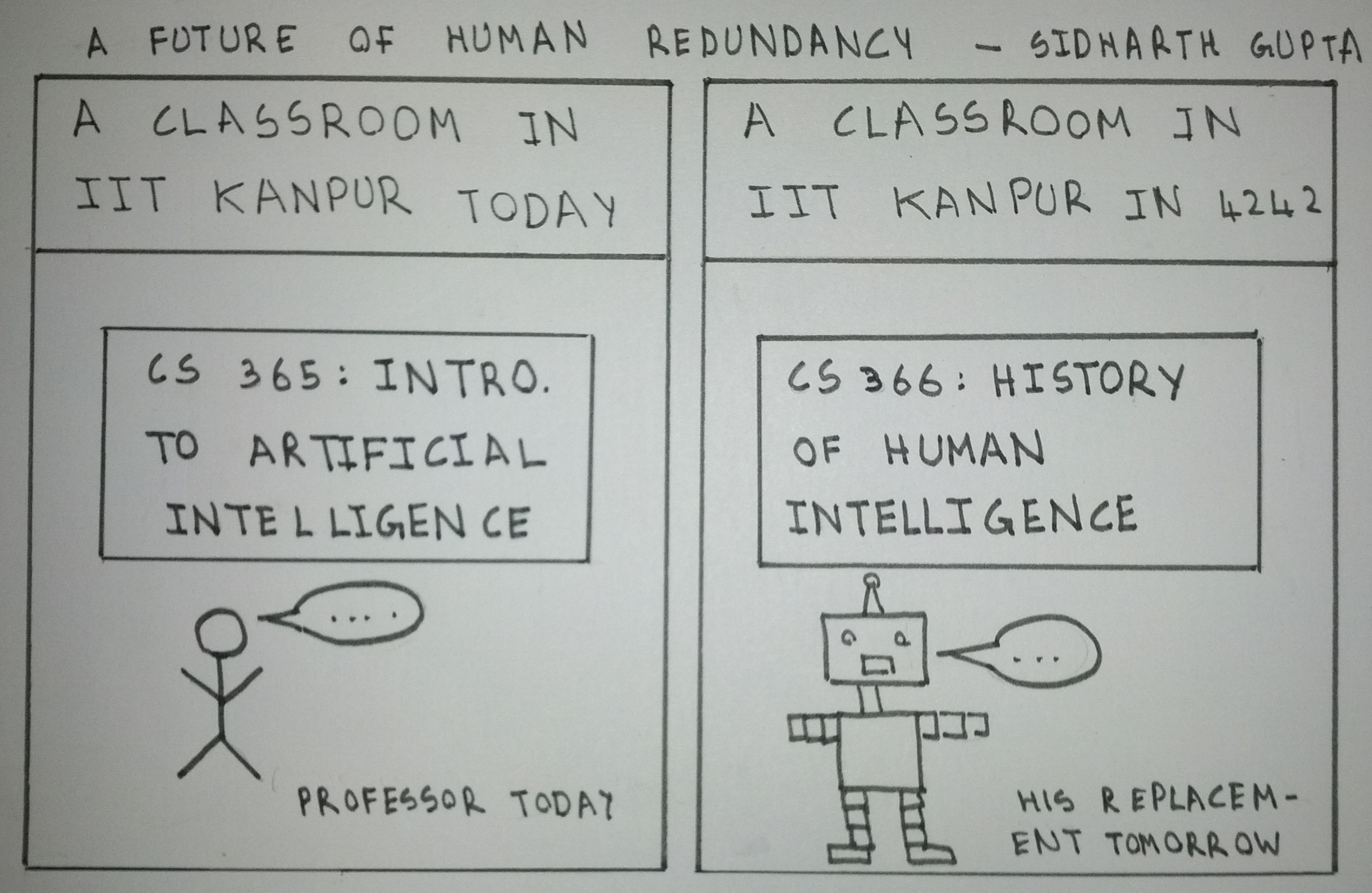 a future of human redundancy