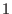 \(1\)